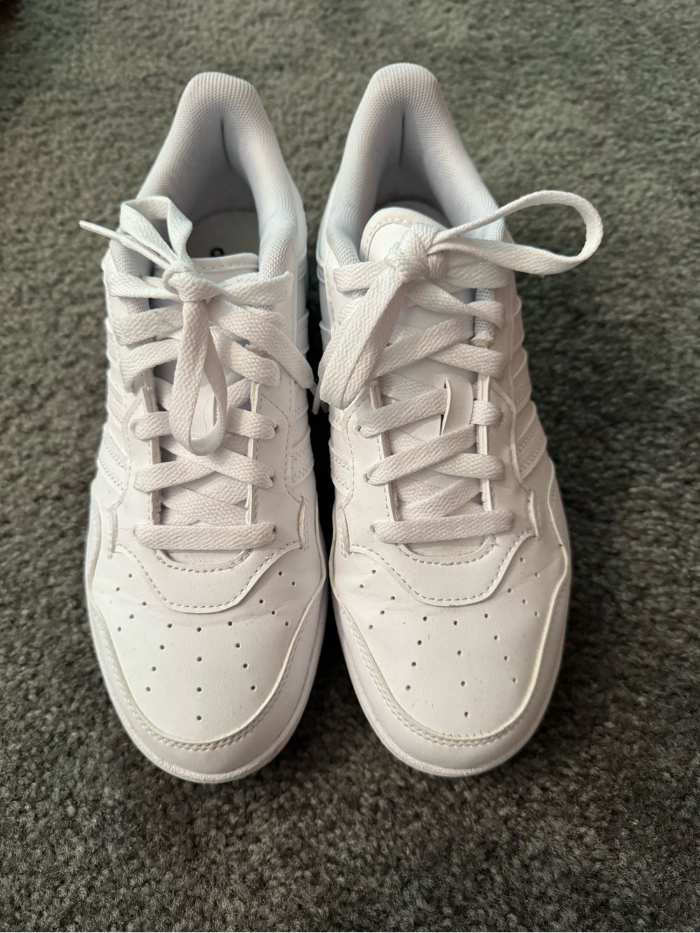 adidas Women's White Leather Sneakers